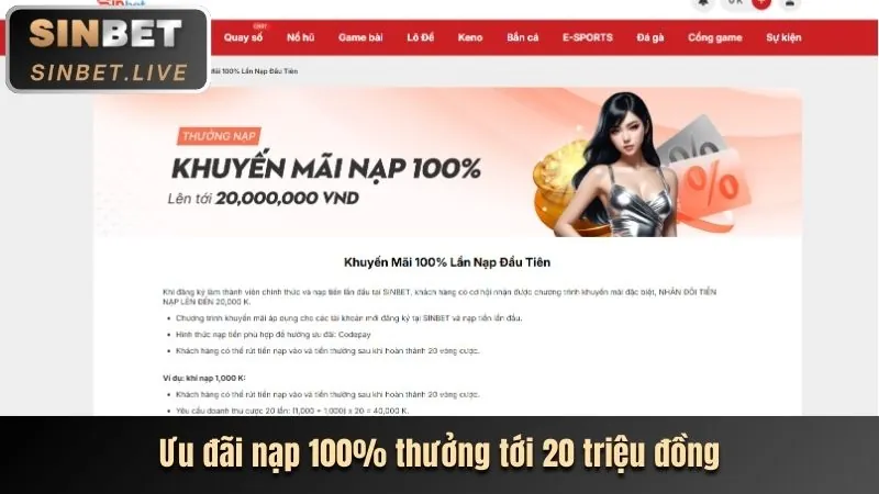 Khuyến mãi chào mừng nổ hũ ebet4